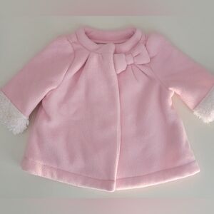 Gymboree New Born Essentials Pink Fleece Coat Size 0-3